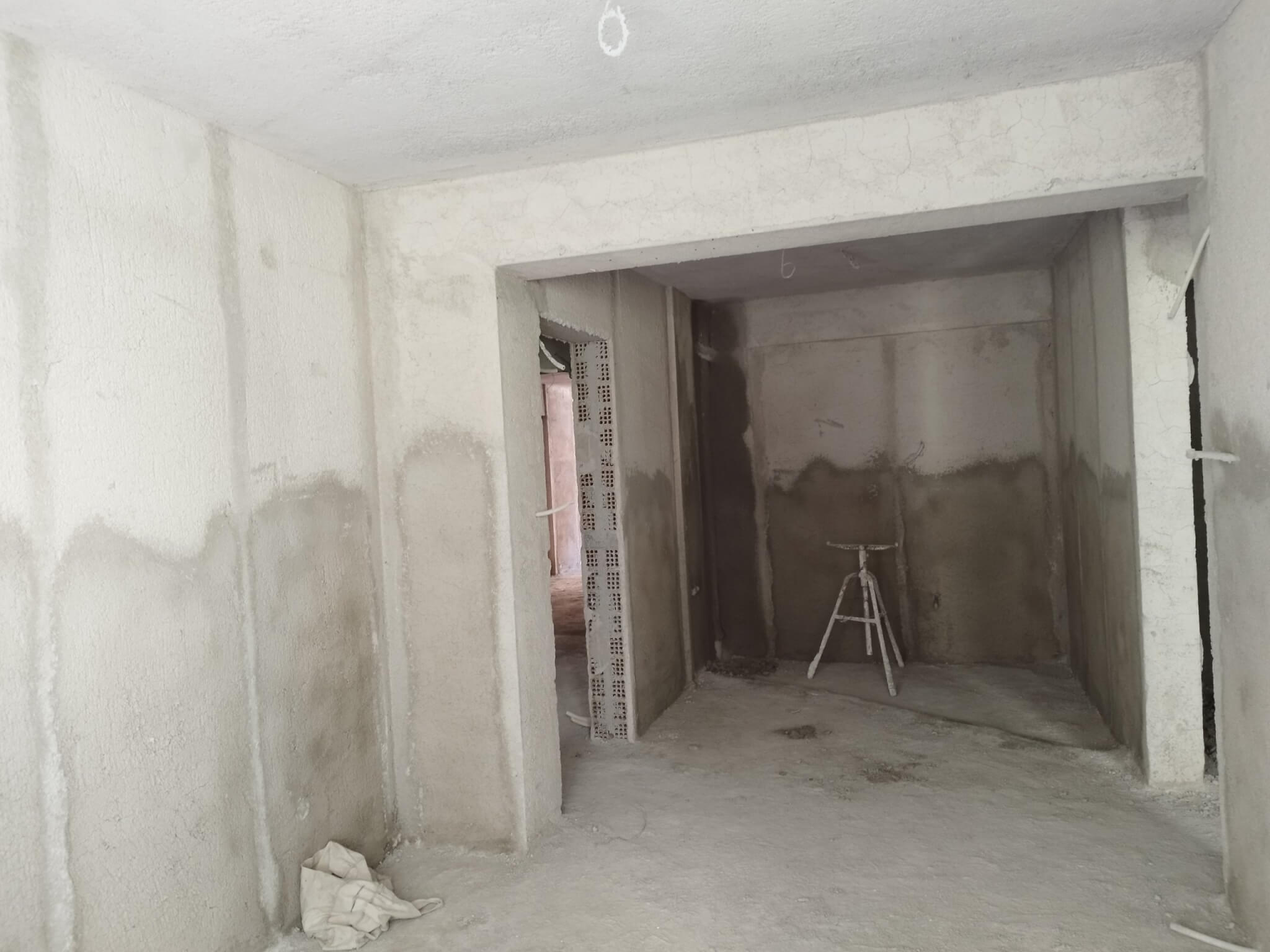 טיוח של הבניין